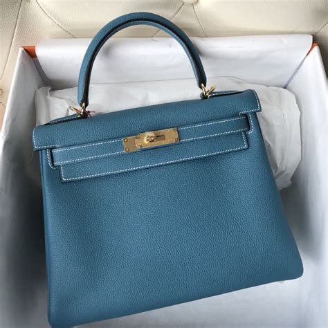 buy hermes blue jean bag.